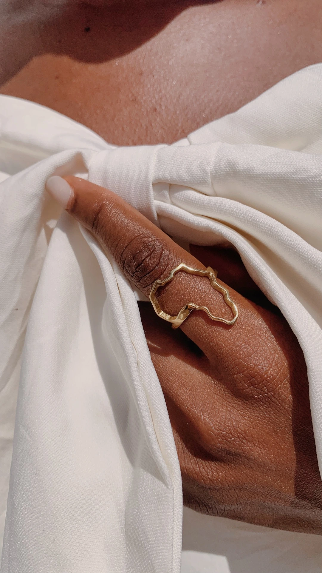 African Map Ring - Image 3